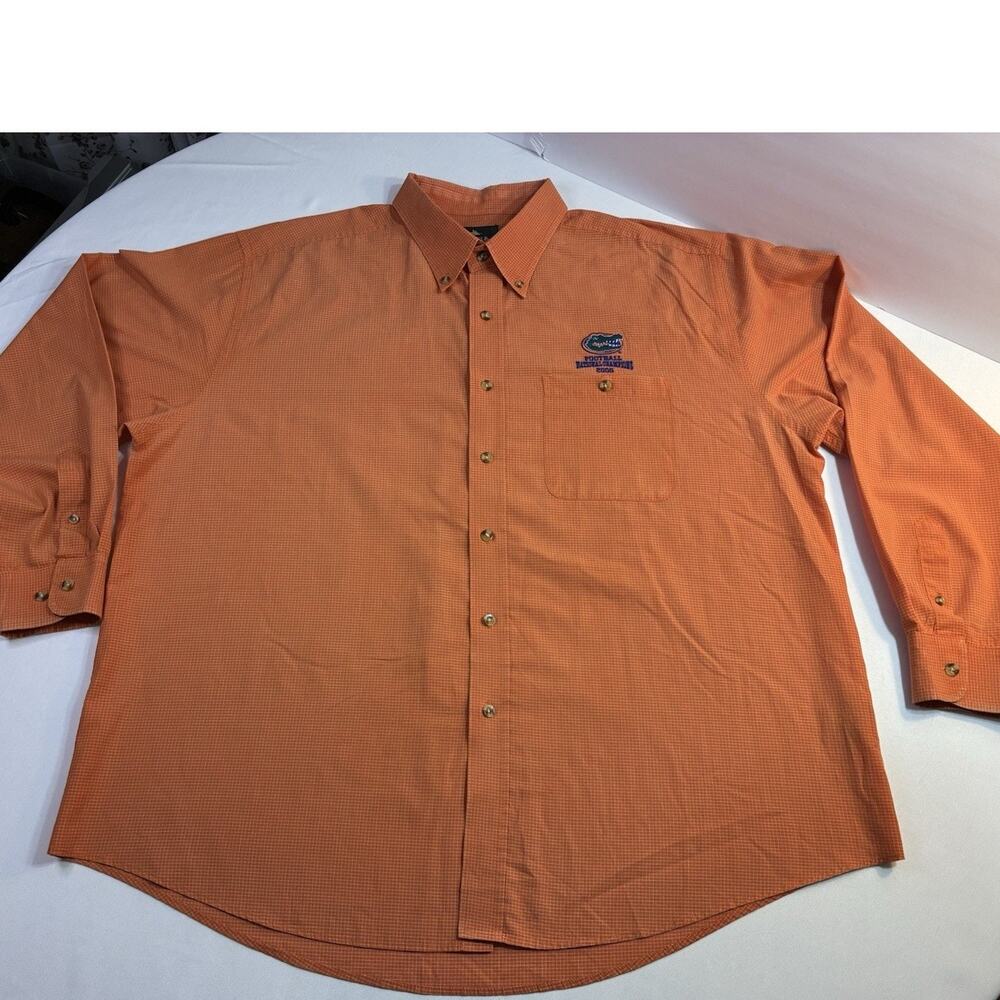 Vintage Antigua Florida Gators 2006 National Champions Button Up Shirt XL NCAA